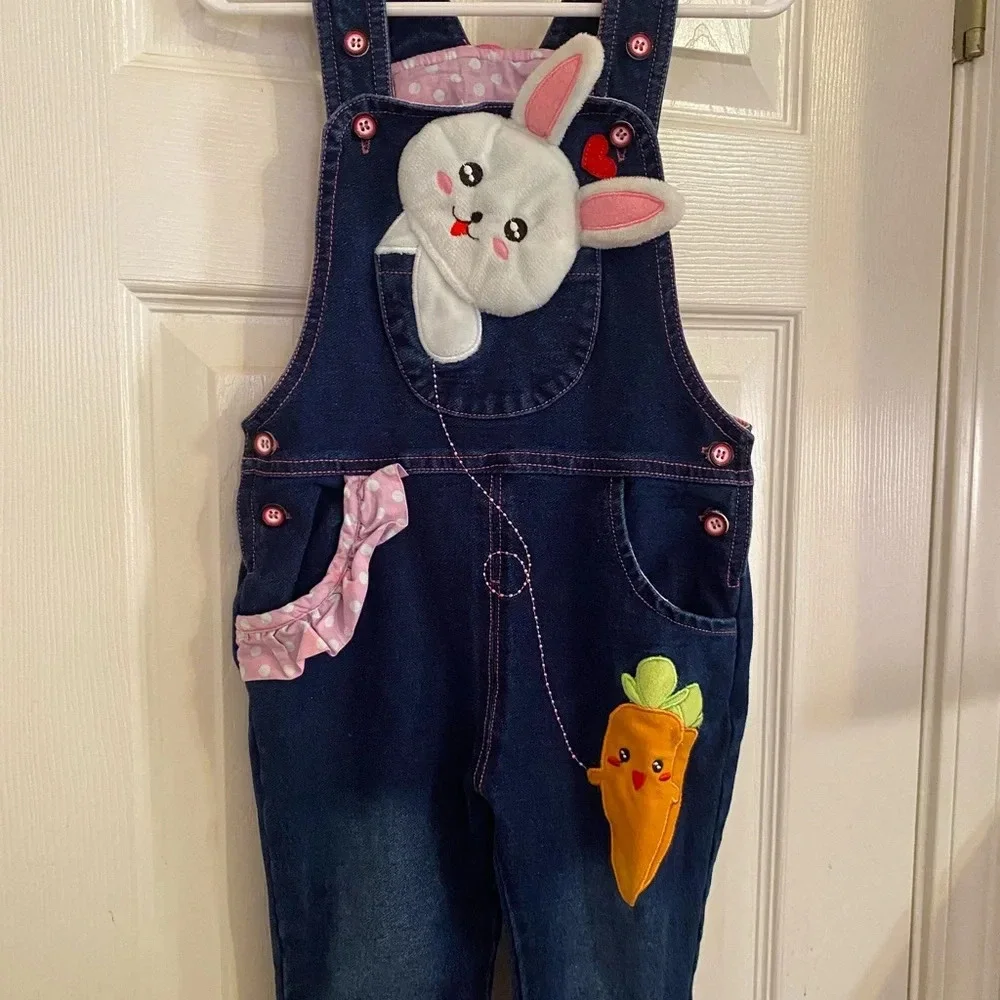 Boutique Bunny Overalls